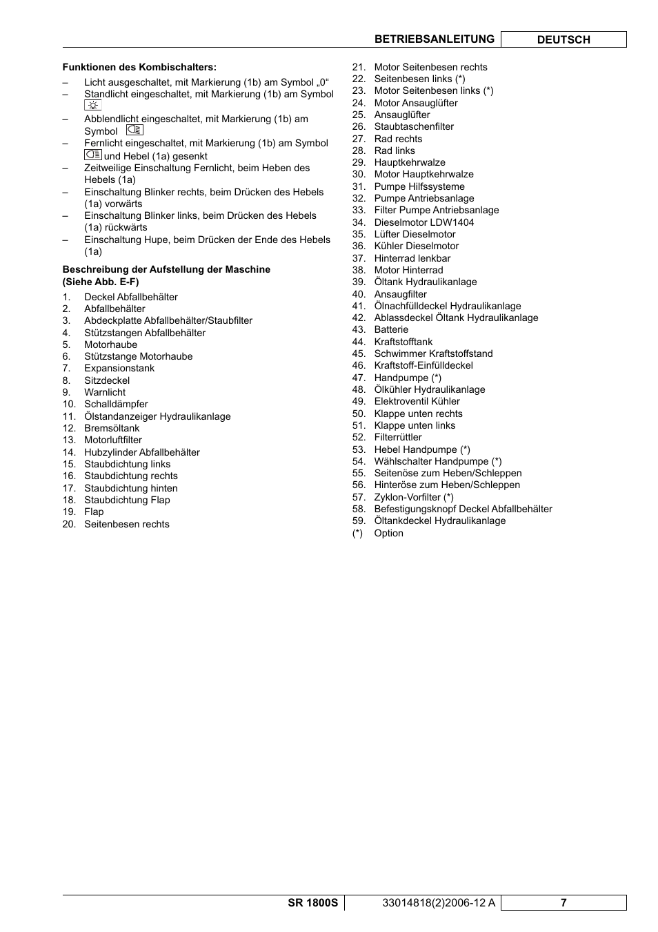 Nilfisk-ALTO SR 1800S User Manual | Page 9 / 118