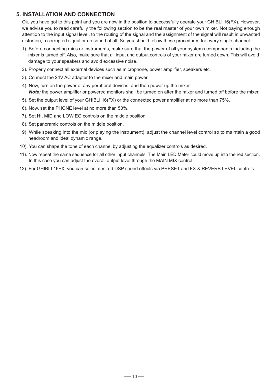 Nilfisk-ALTO GHIBLI 16FX User Manual | Page 11 / 19