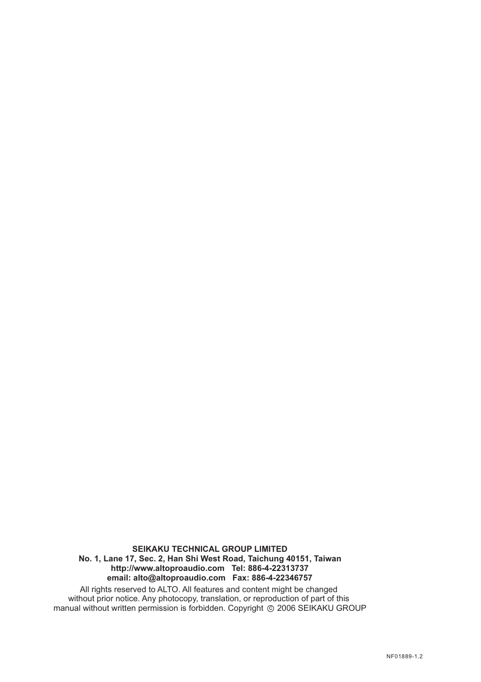 Nilfisk-ALTO GHIBLI 16FX User Manual | Page 19 / 19