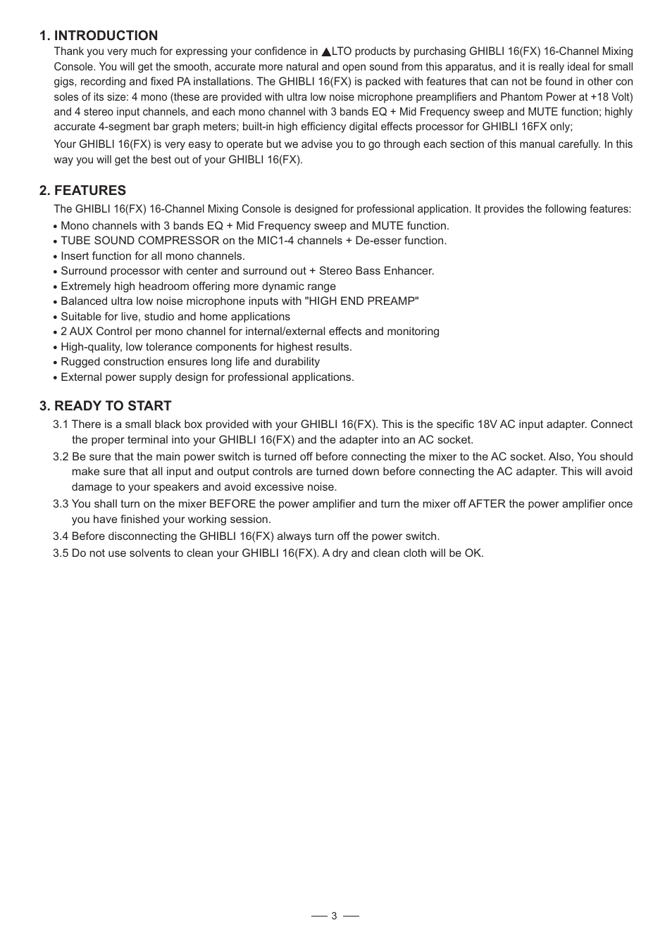 Nilfisk-ALTO GHIBLI 16FX User Manual | Page 4 / 19