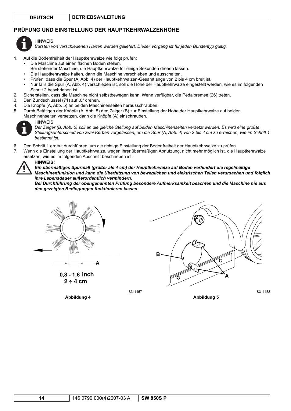 Nilfisk-ALTO SW 850S P User Manual | Page 17 / 88