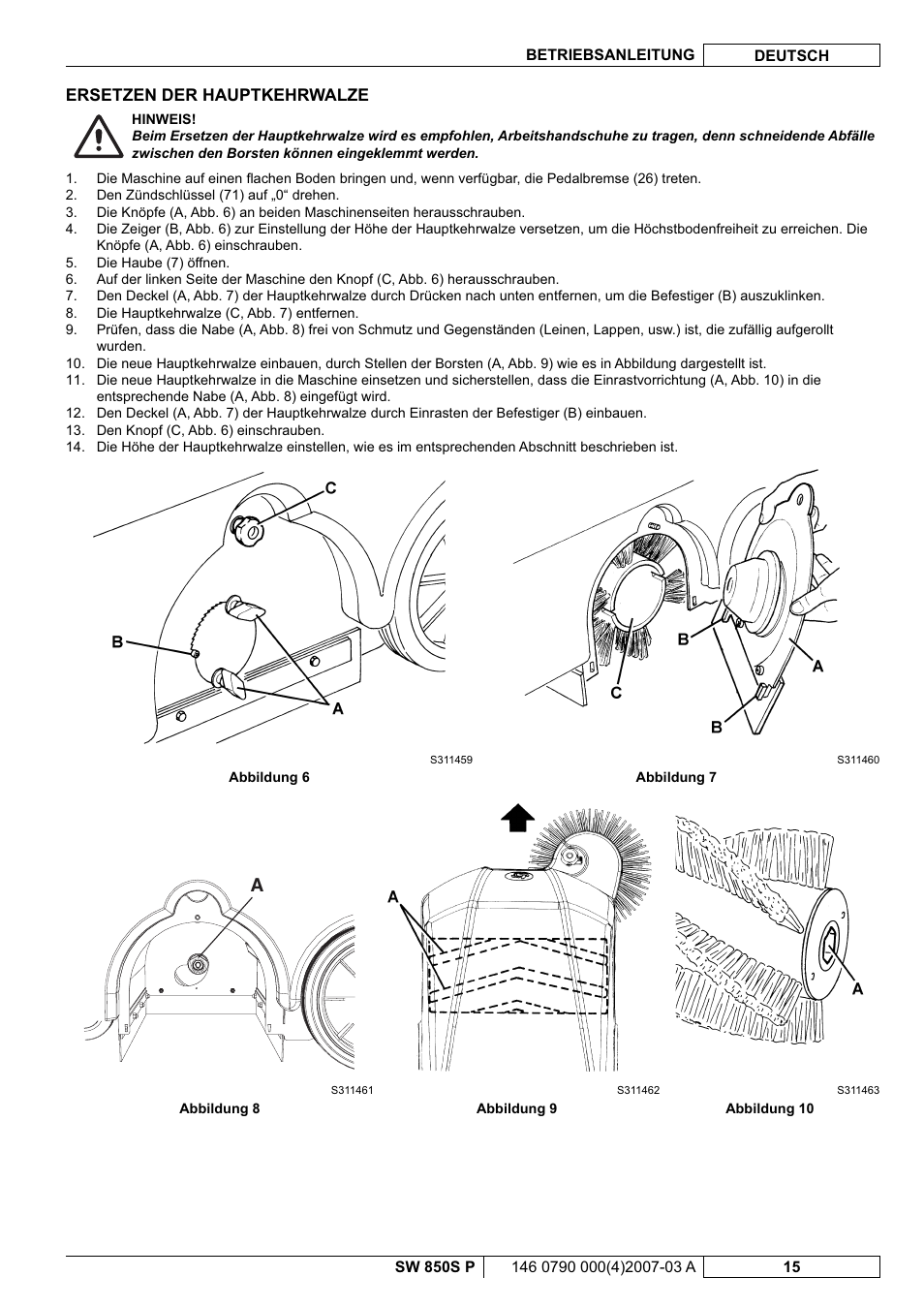 Nilfisk-ALTO SW 850S P User Manual | Page 18 / 88