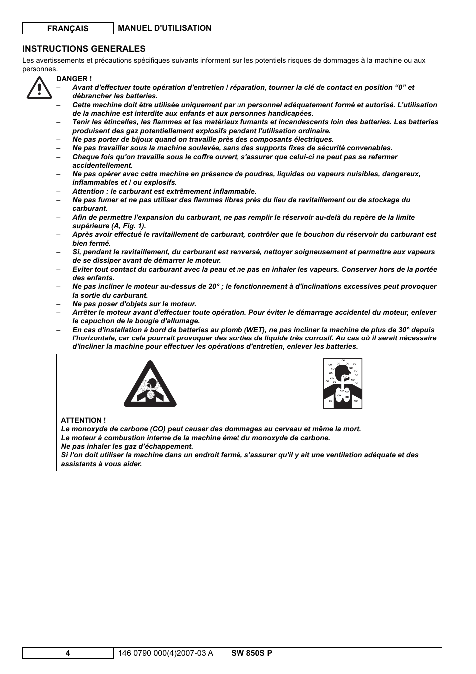 Nilfisk-ALTO SW 850S P User Manual | Page 27 / 88