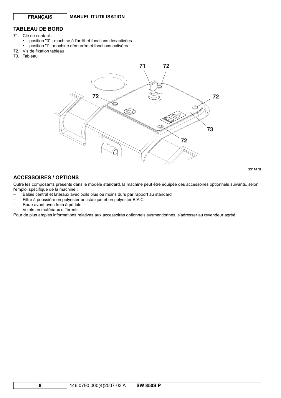 Nilfisk-ALTO SW 850S P User Manual | Page 31 / 88