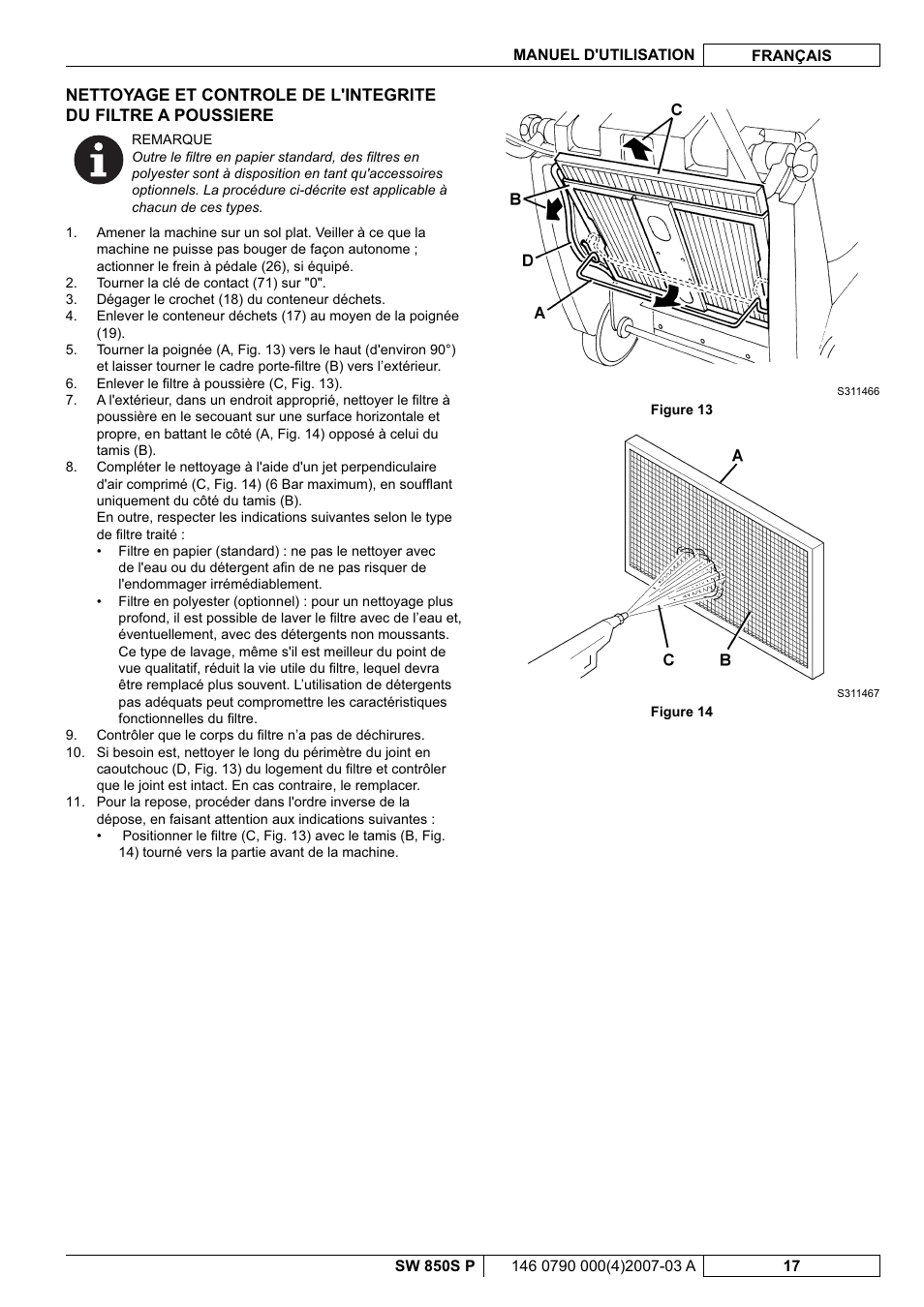 Nilfisk-ALTO SW 850S P User Manual | Page 40 / 88