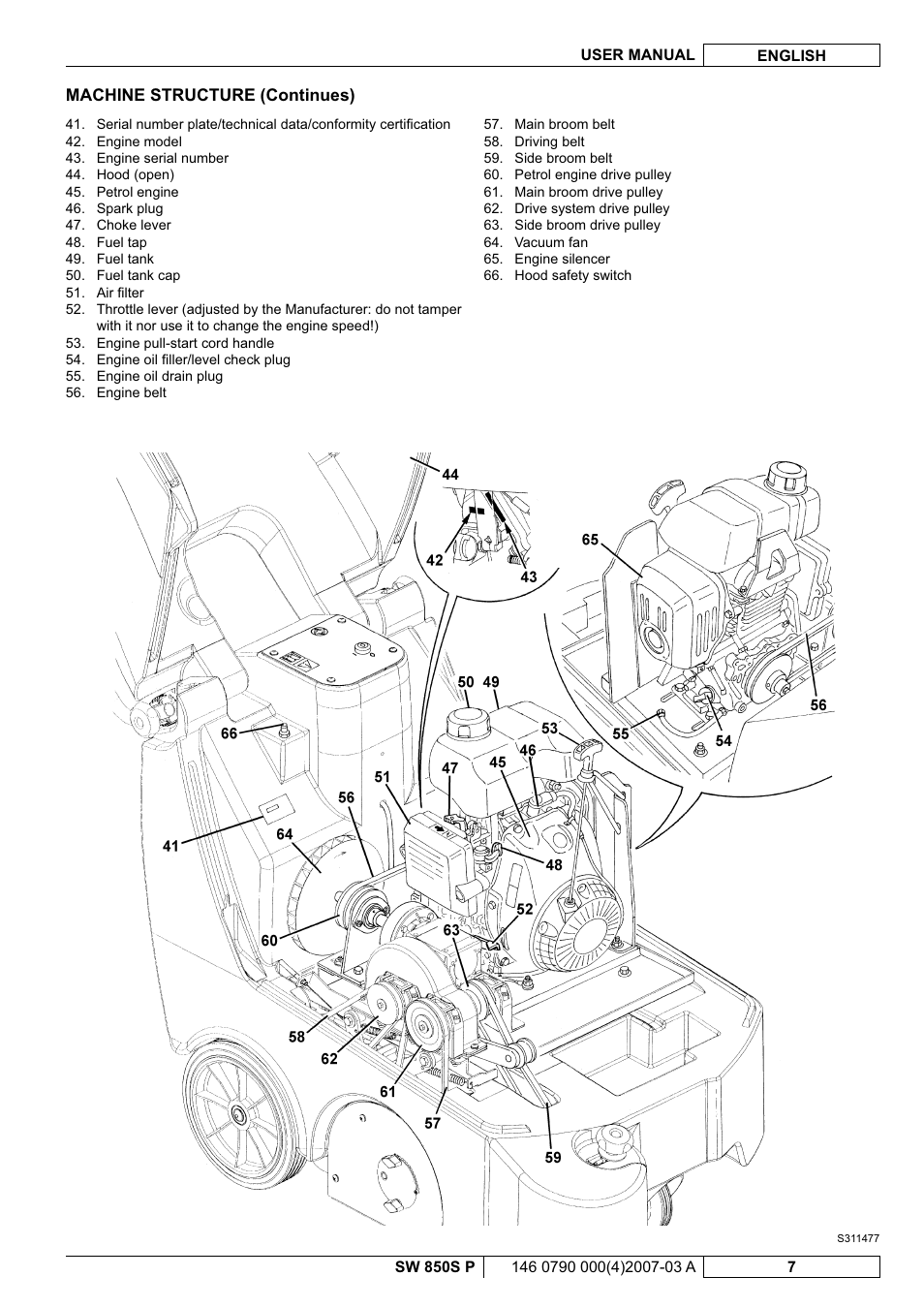 Nilfisk-ALTO SW 850S P User Manual | Page 50 / 88