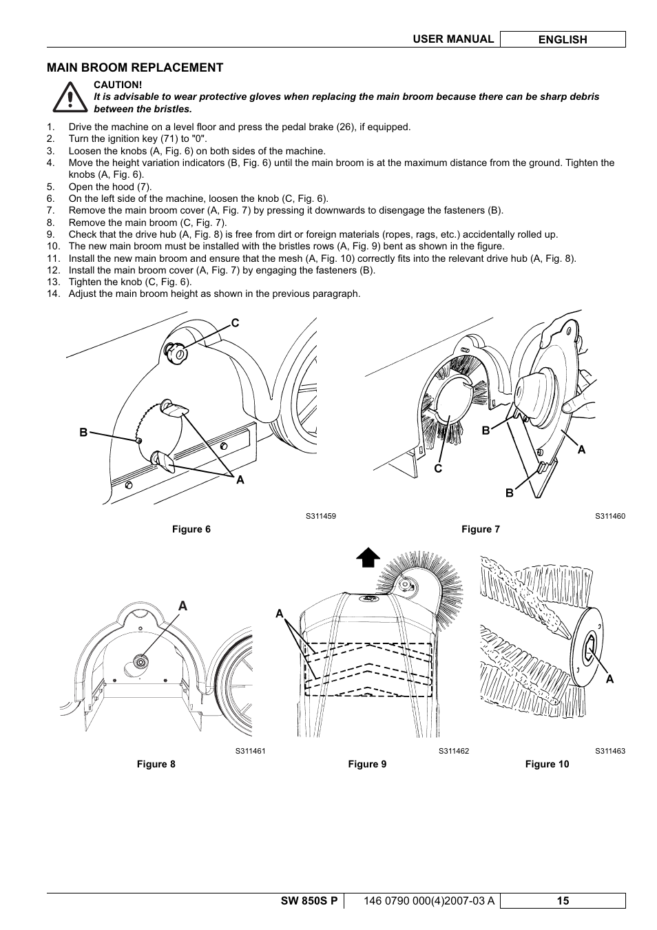 Nilfisk-ALTO SW 850S P User Manual | Page 58 / 88
