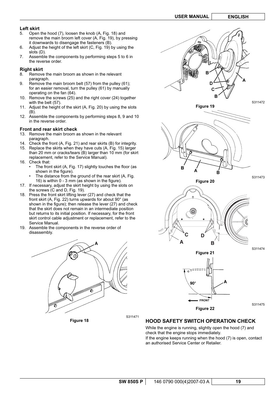 Nilfisk-ALTO SW 850S P User Manual | Page 62 / 88