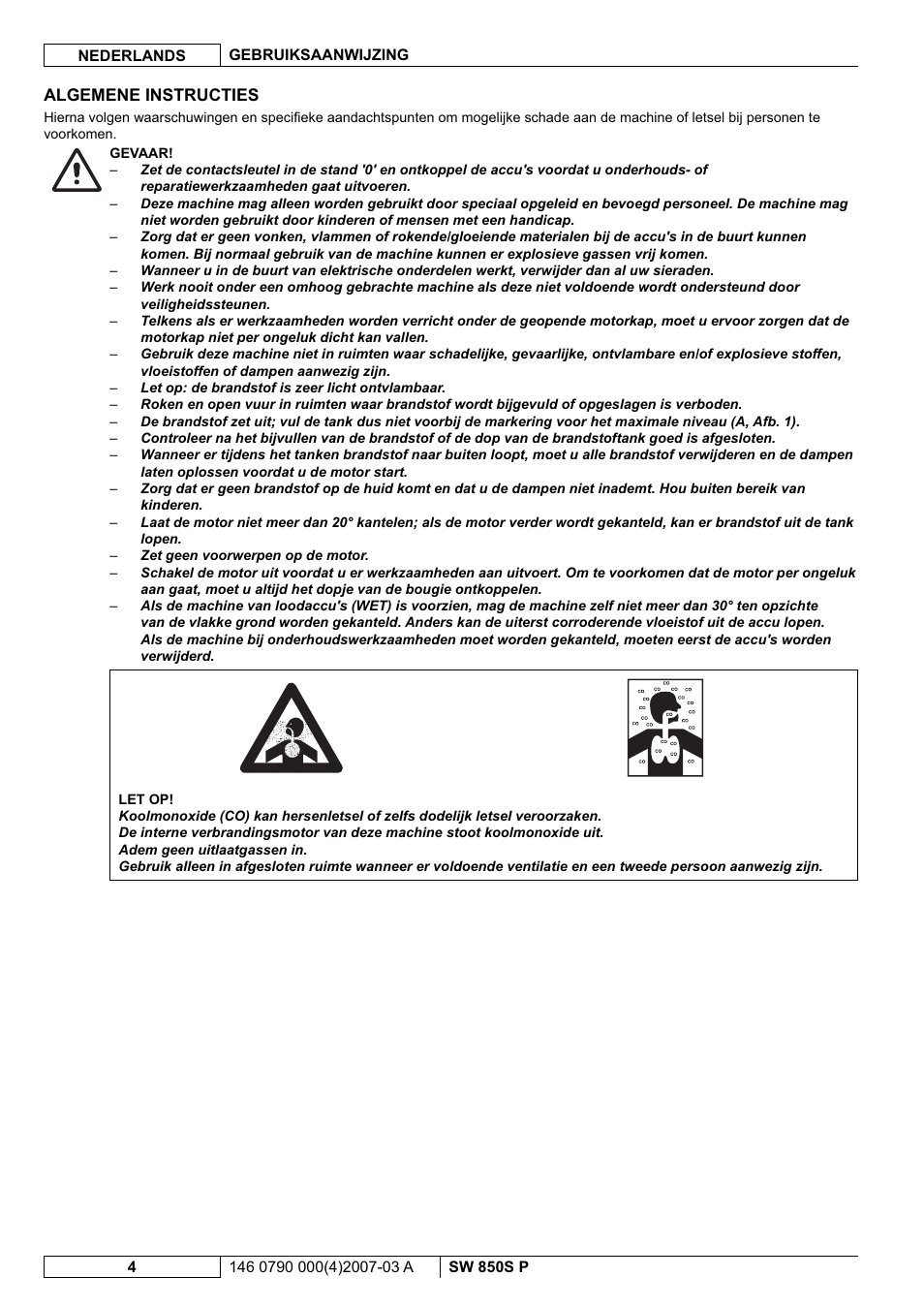 Nilfisk-ALTO SW 850S P User Manual | Page 67 / 88