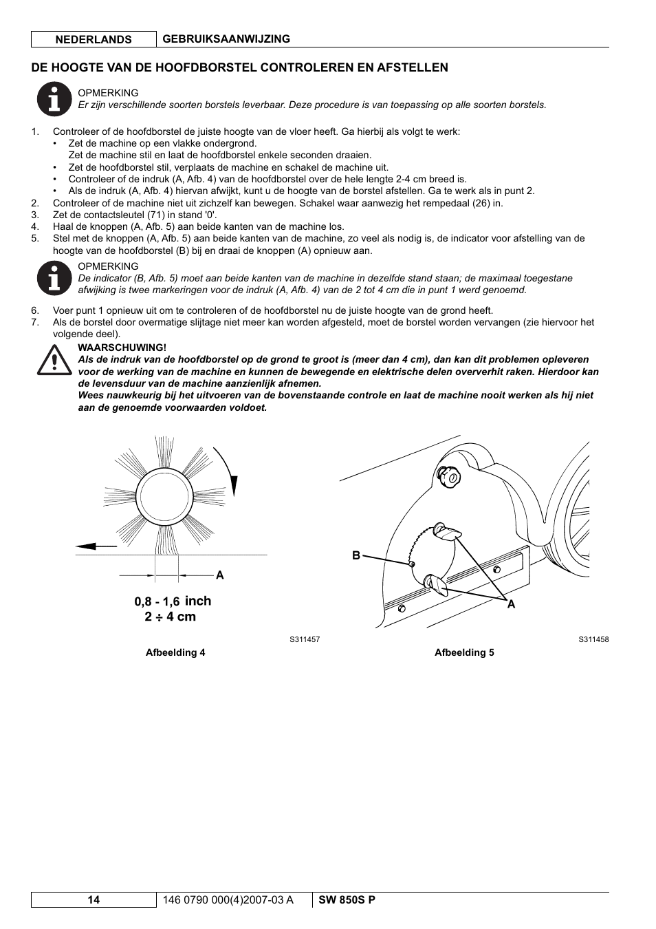Nilfisk-ALTO SW 850S P User Manual | Page 77 / 88