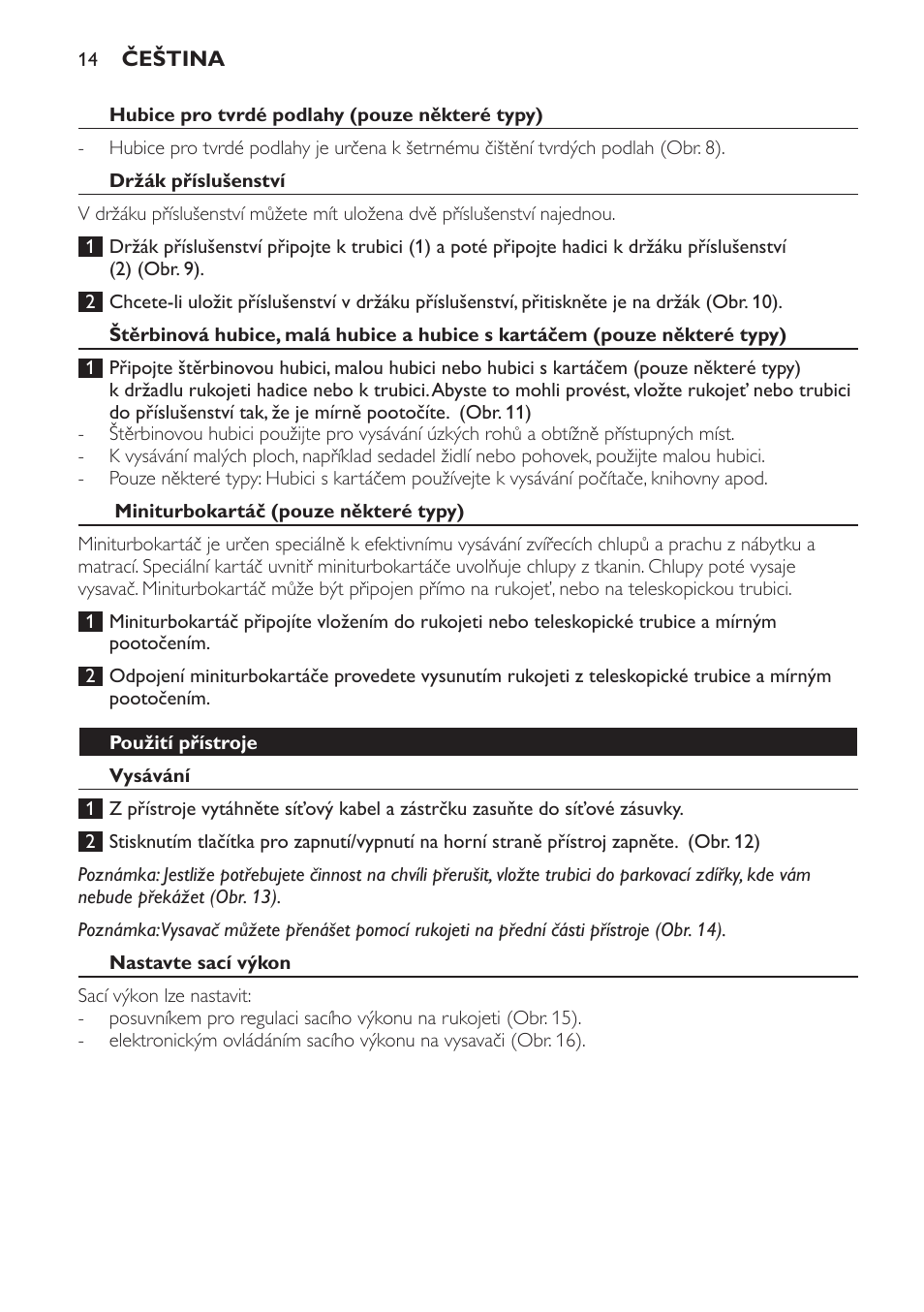 Philips EasyLife Staubsauger mit Beutel User Manual | Page 14 / 68