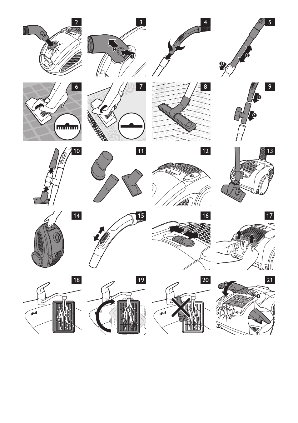 Philips EasyLife Staubsauger mit Beutel User Manual | Page 65 / 68