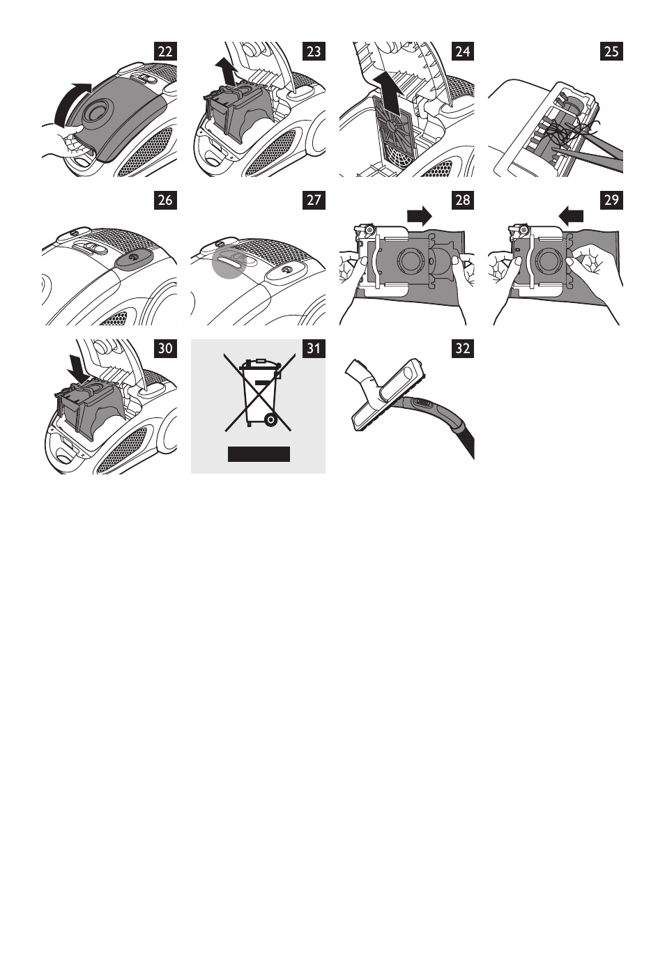 Philips EasyLife Staubsauger mit Beutel User Manual | Page 66 / 68