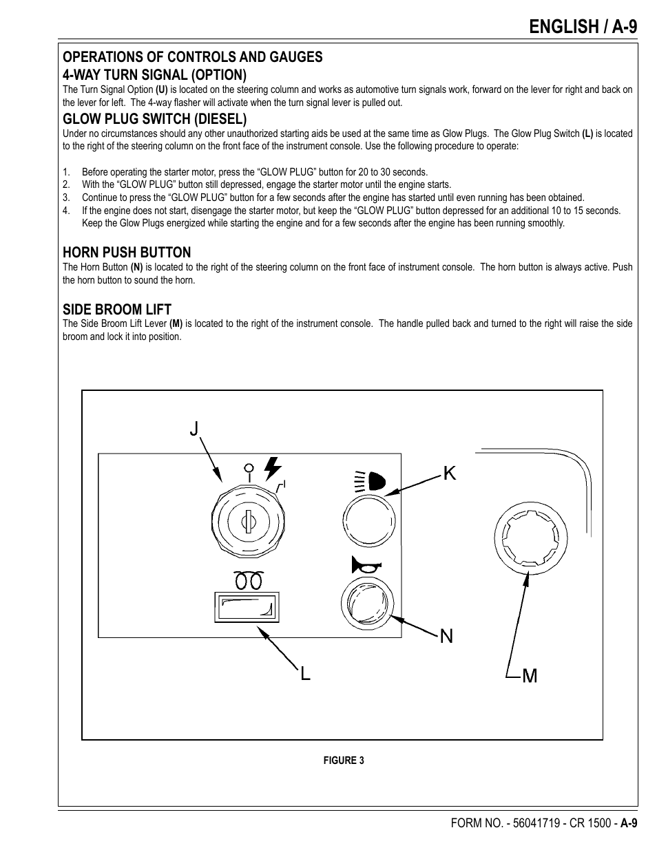English / a-9 | Nilfisk-ALTO CR 1500 User Manual | Page 9 / 76