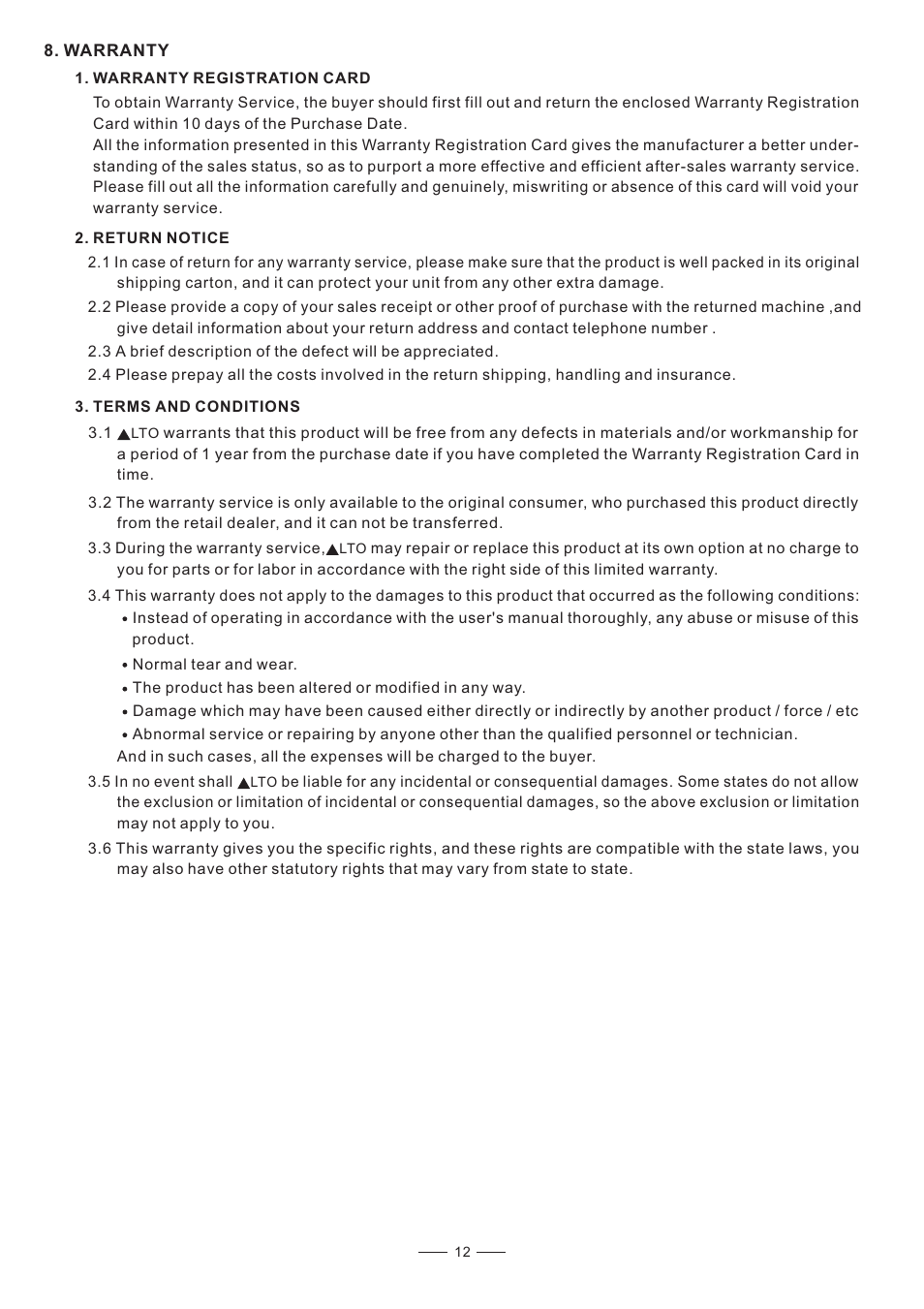 Nilfisk-ALTO MACRO 2400 User Manual | Page 13 / 13