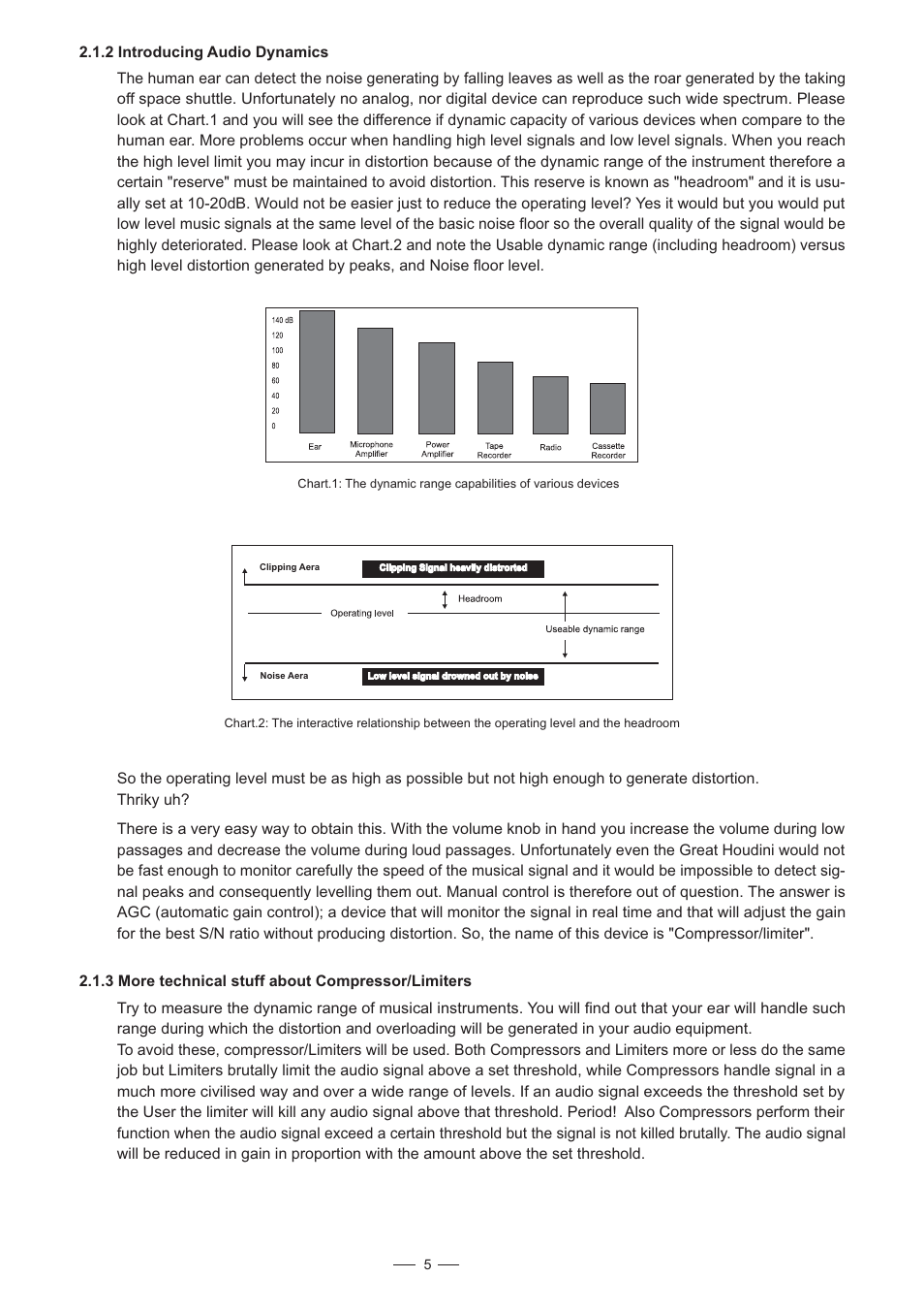 2 introducing audio dynamics, 3 more technical stuff about compressor/limiters | Nilfisk-ALTO CLE8.0 User Manual | Page 6 / 19