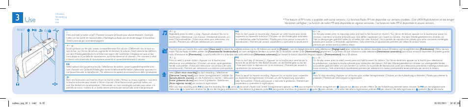 Philips GoGEAR MP3-Player User Manual | Page 2 / 2