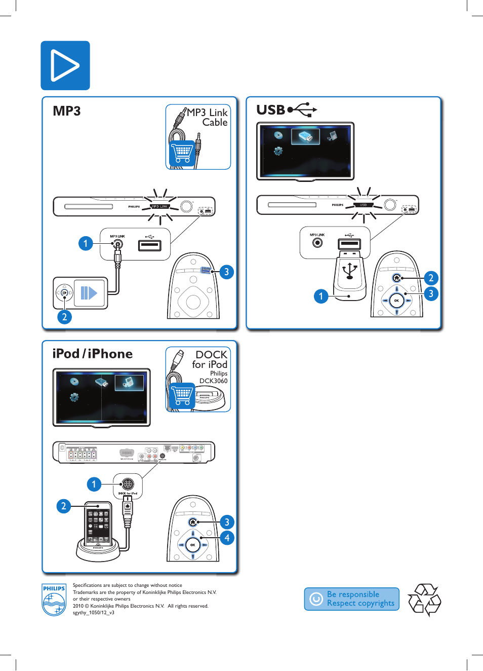 Philips 5.1 Home Entertainment-System User Manual | Page 10 / 18