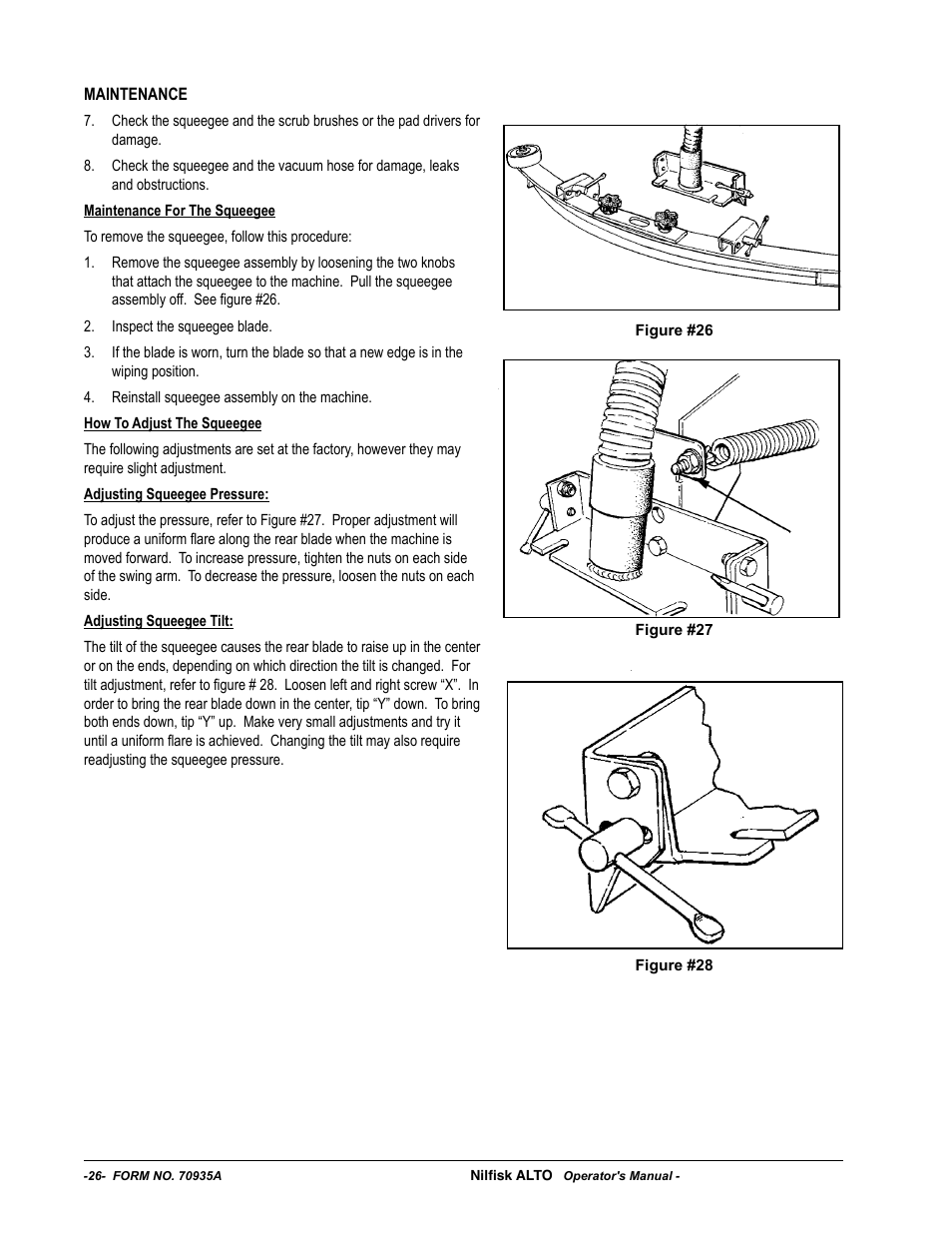 Nilfisk-ALTO SCRUBTEC 770 S 05220G User Manual | Page 26 / 68