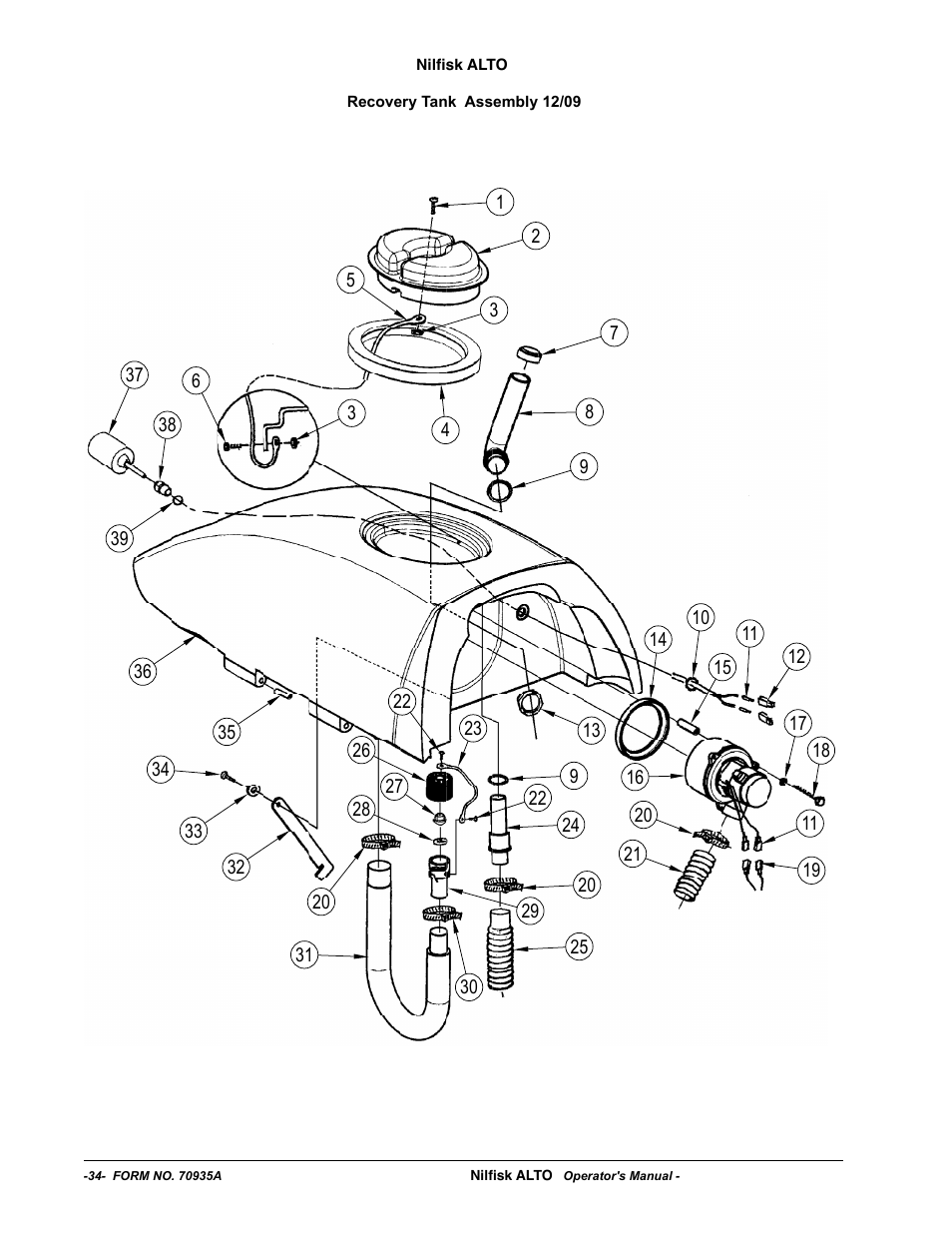 Nilfisk-ALTO SCRUBTEC 770 S 05220G User Manual | Page 34 / 68