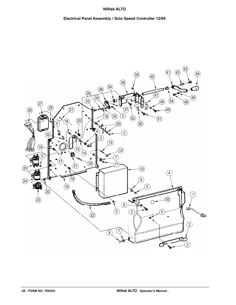 Nilfisk-ALTO SCRUBTEC 770 S 05220G User Manual | Page 36 / 68