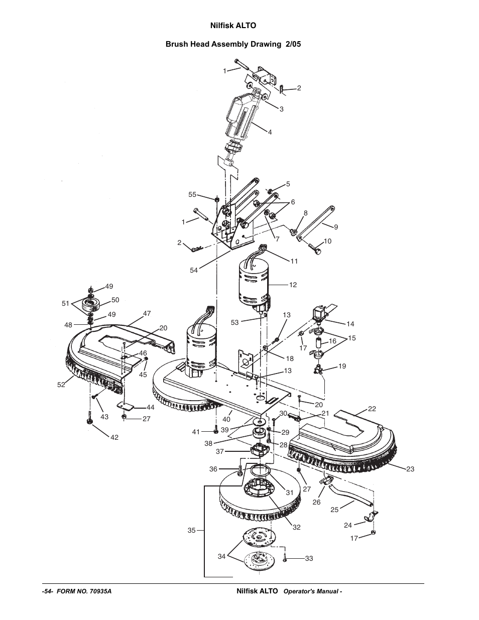 Nilfisk-ALTO SCRUBTEC 770 S 05220G User Manual | Page 54 / 68