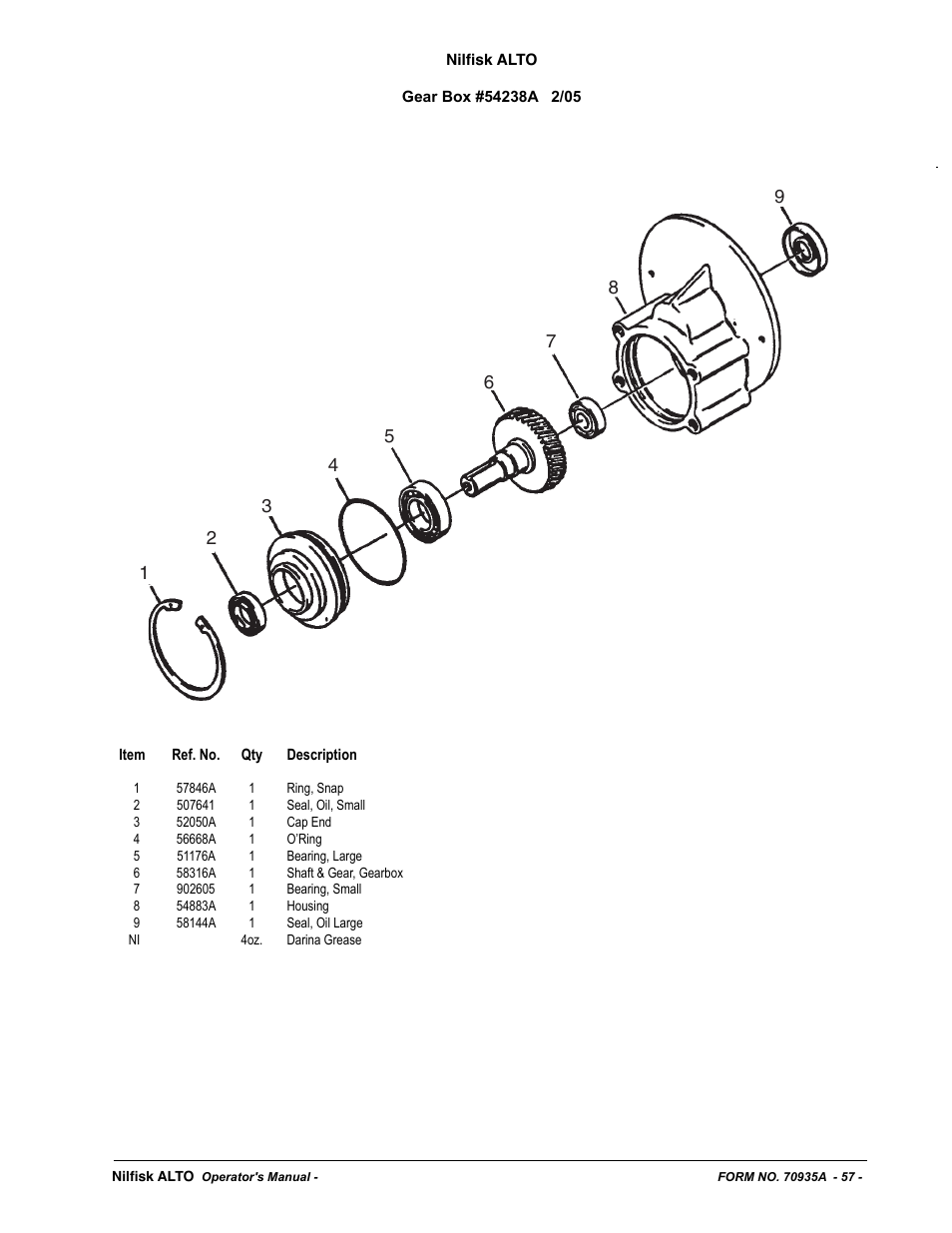 Nilfisk-ALTO SCRUBTEC 770 S 05220G User Manual | Page 57 / 68