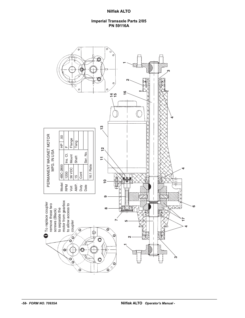 Nilfisk-ALTO SCRUBTEC 770 S 05220G User Manual | Page 58 / 68