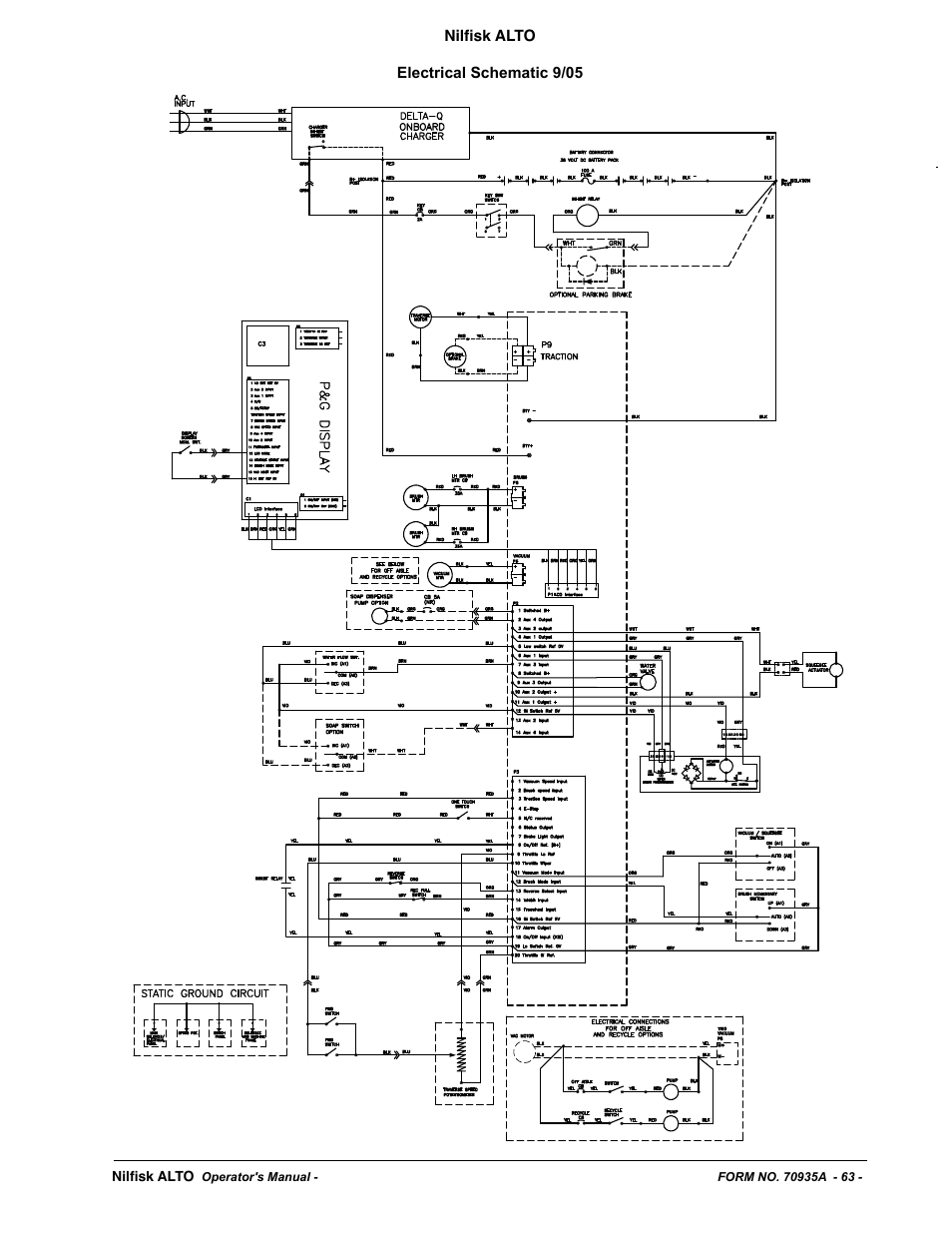 Nilfisk-ALTO SCRUBTEC 770 S 05220G User Manual | Page 63 / 68