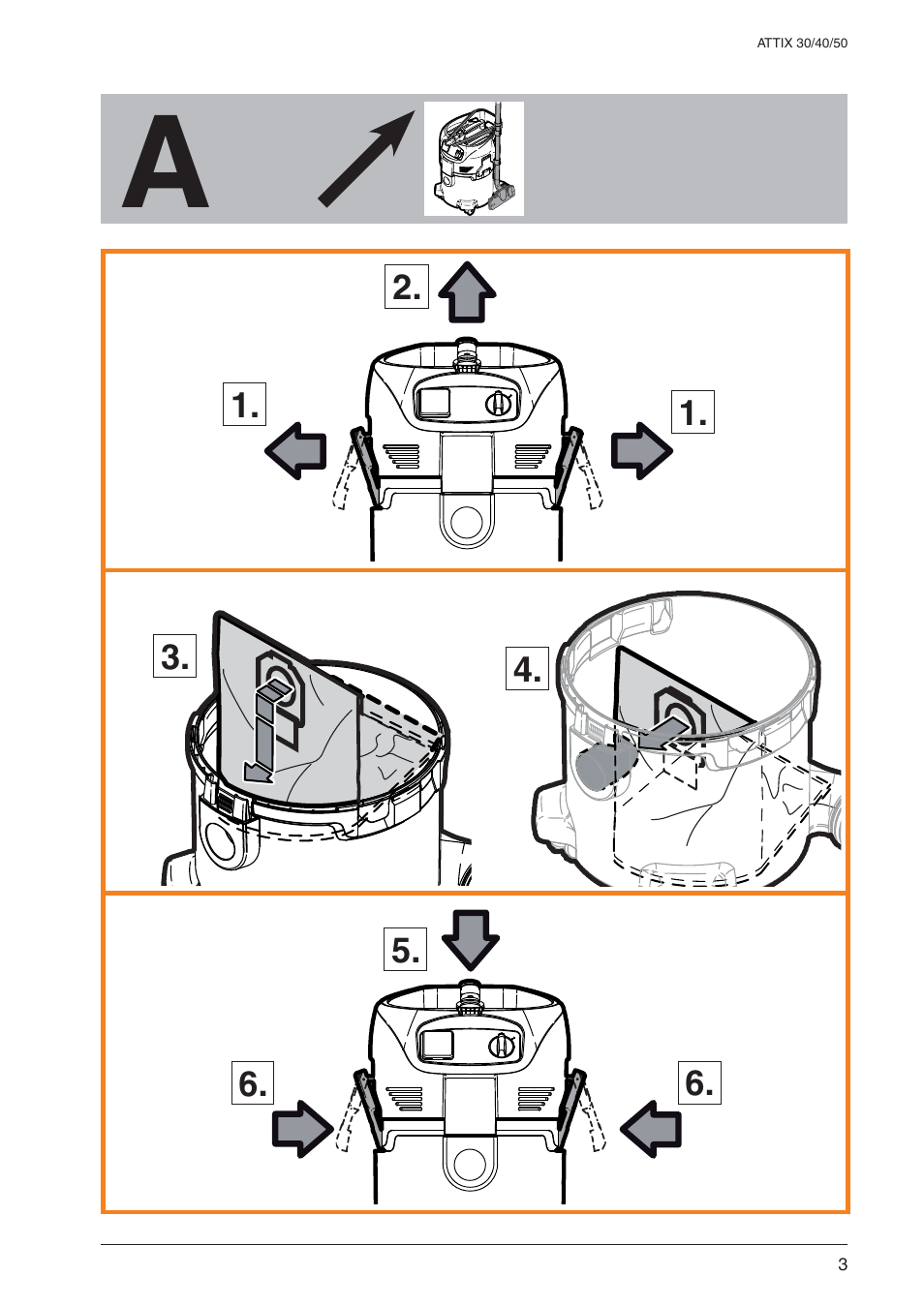 Nilfisk-ALTO ATTIX 30 / PC / XC User Manual | Page 3 / 16