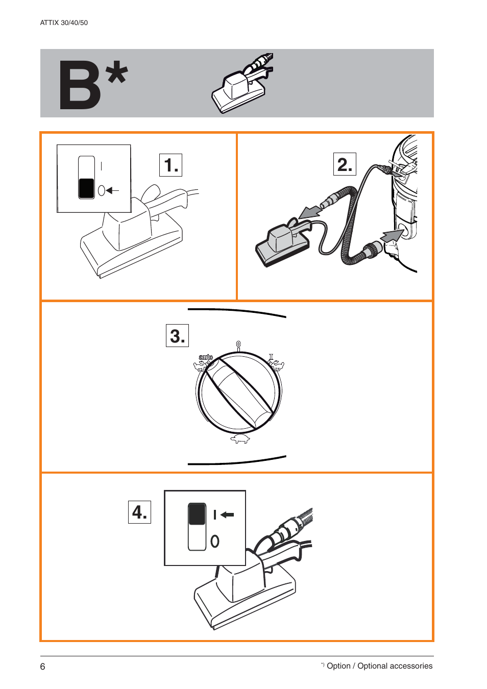 Nilfisk-ALTO ATTIX 30 / PC / XC User Manual | Page 6 / 16