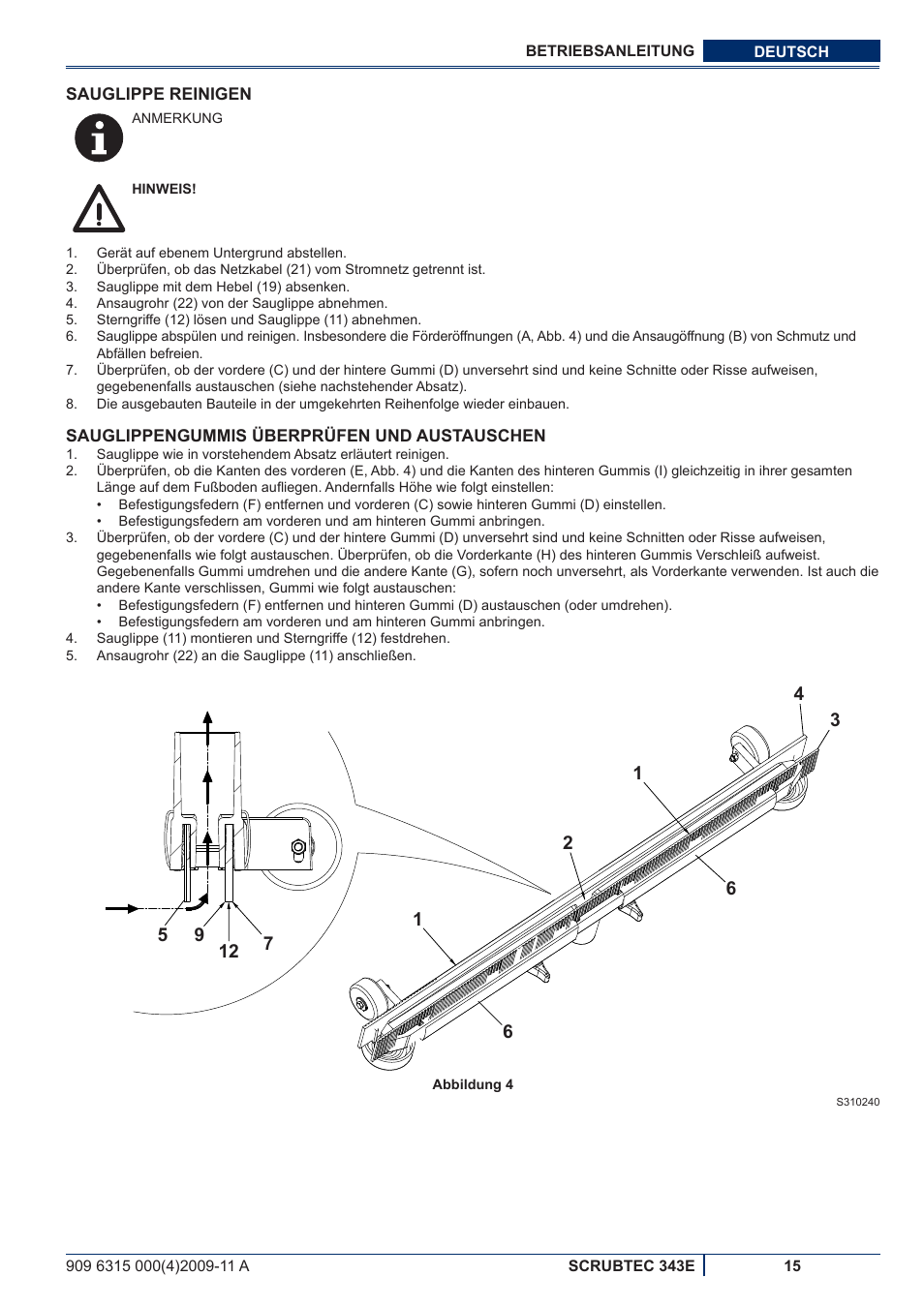 Nilfisk-ALTO SCRUBTEC 343E User Manual | Page 17 / 76