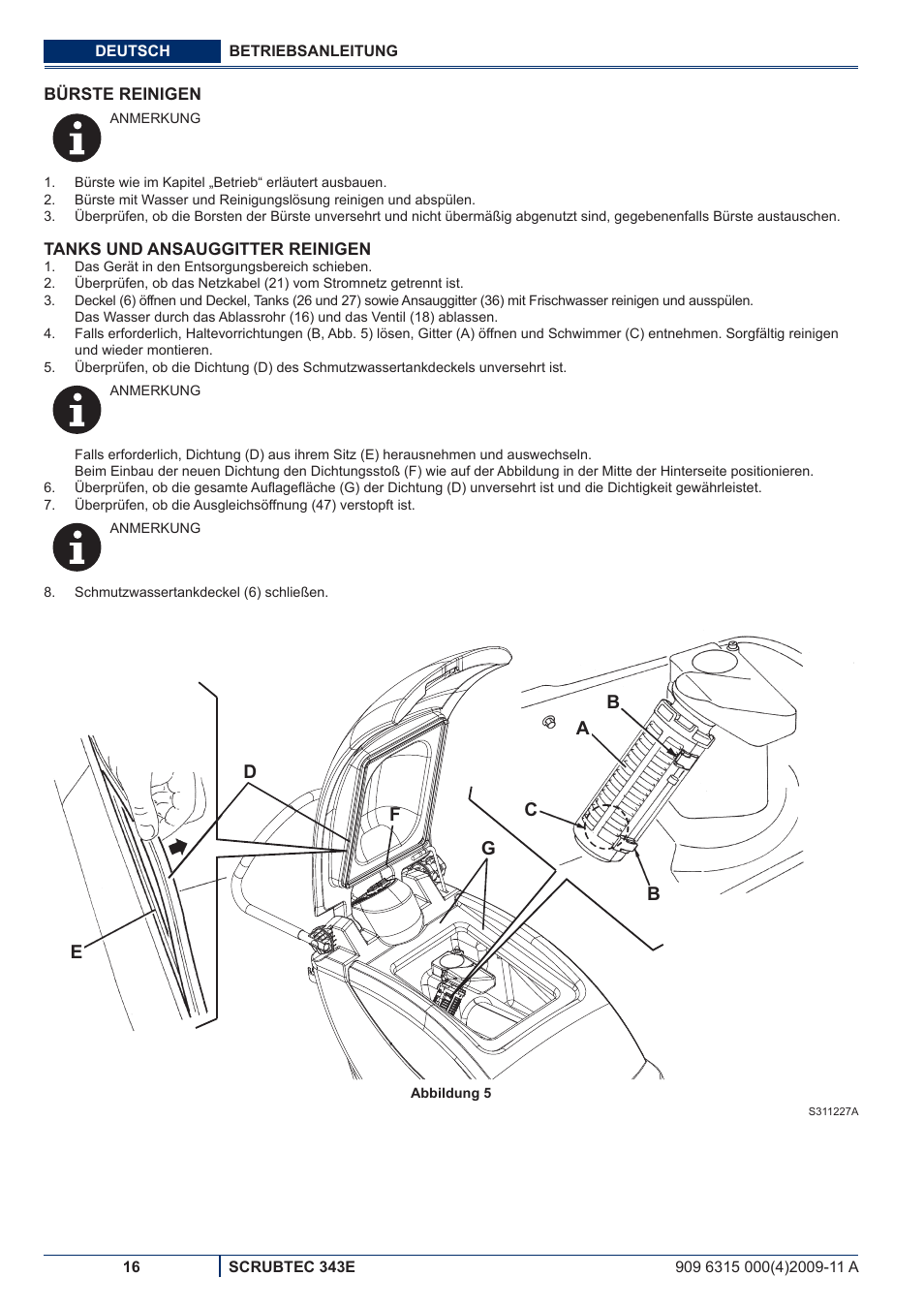 Nilfisk-ALTO SCRUBTEC 343E User Manual | Page 18 / 76