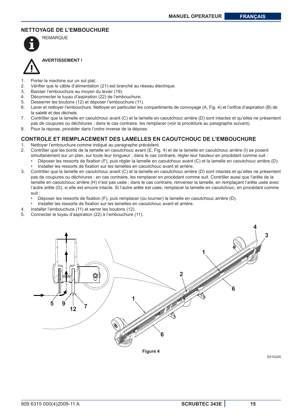 Nilfisk-ALTO SCRUBTEC 343E User Manual | Page 35 / 76