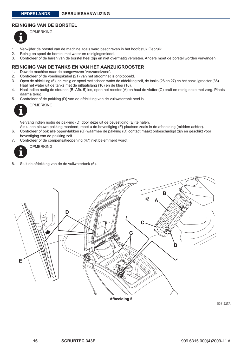 Nilfisk-ALTO SCRUBTEC 343E User Manual | Page 72 / 76