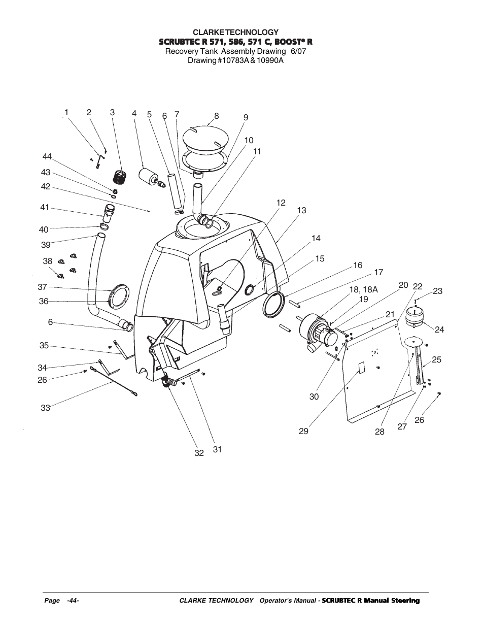Nilfisk-ALTO R 571 User Manual | Page 44 / 72