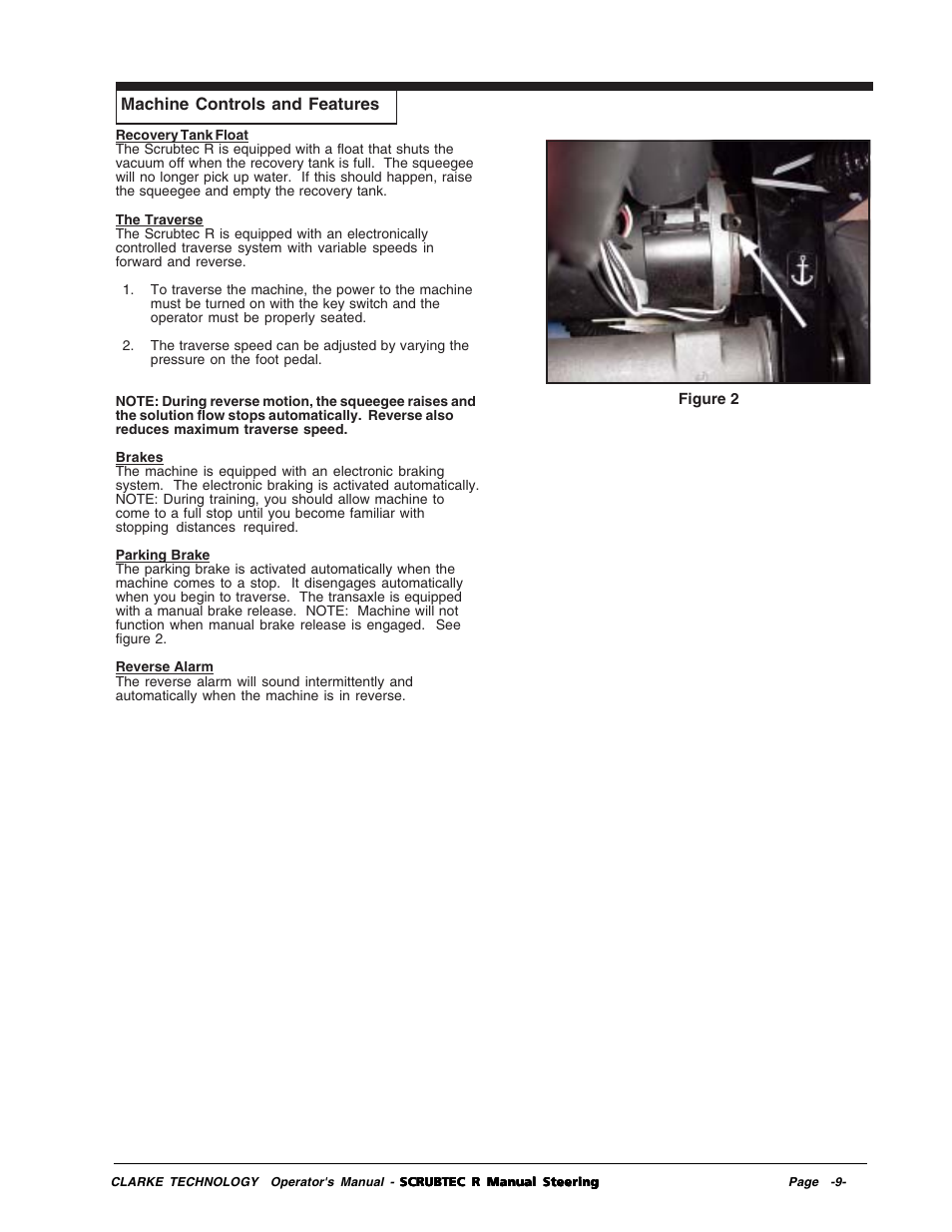 Machine controls and features | Nilfisk-ALTO R 571 User Manual | Page 9 / 72