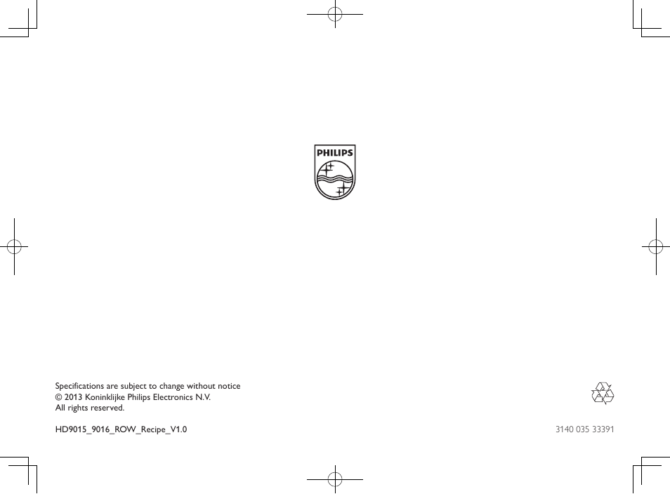 Philips Daily Collection Brotbackautomat User Manual | Page 28 / 28