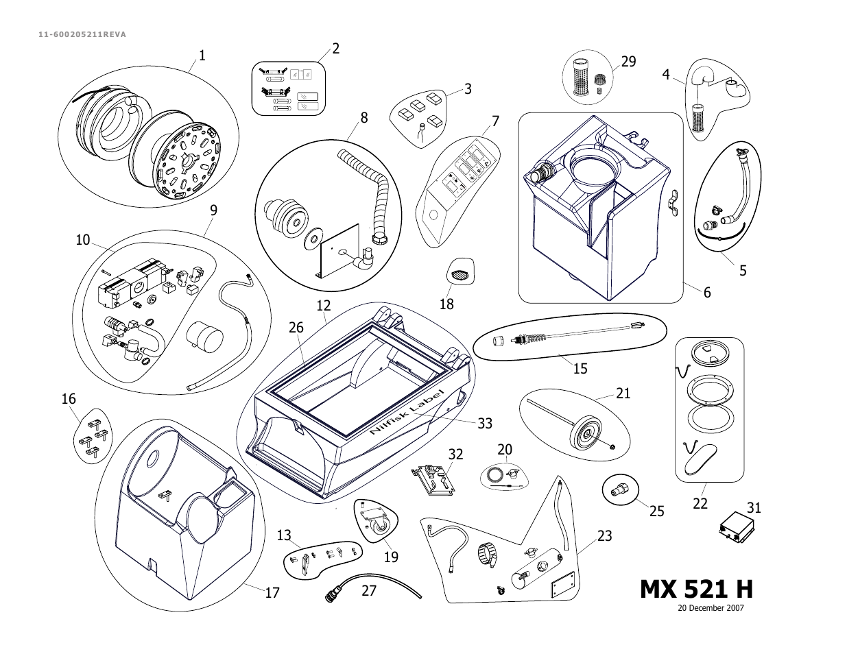 Mx 521 h | Nilfisk-ALTO MX 521 H User Manual | Page 26 / 80