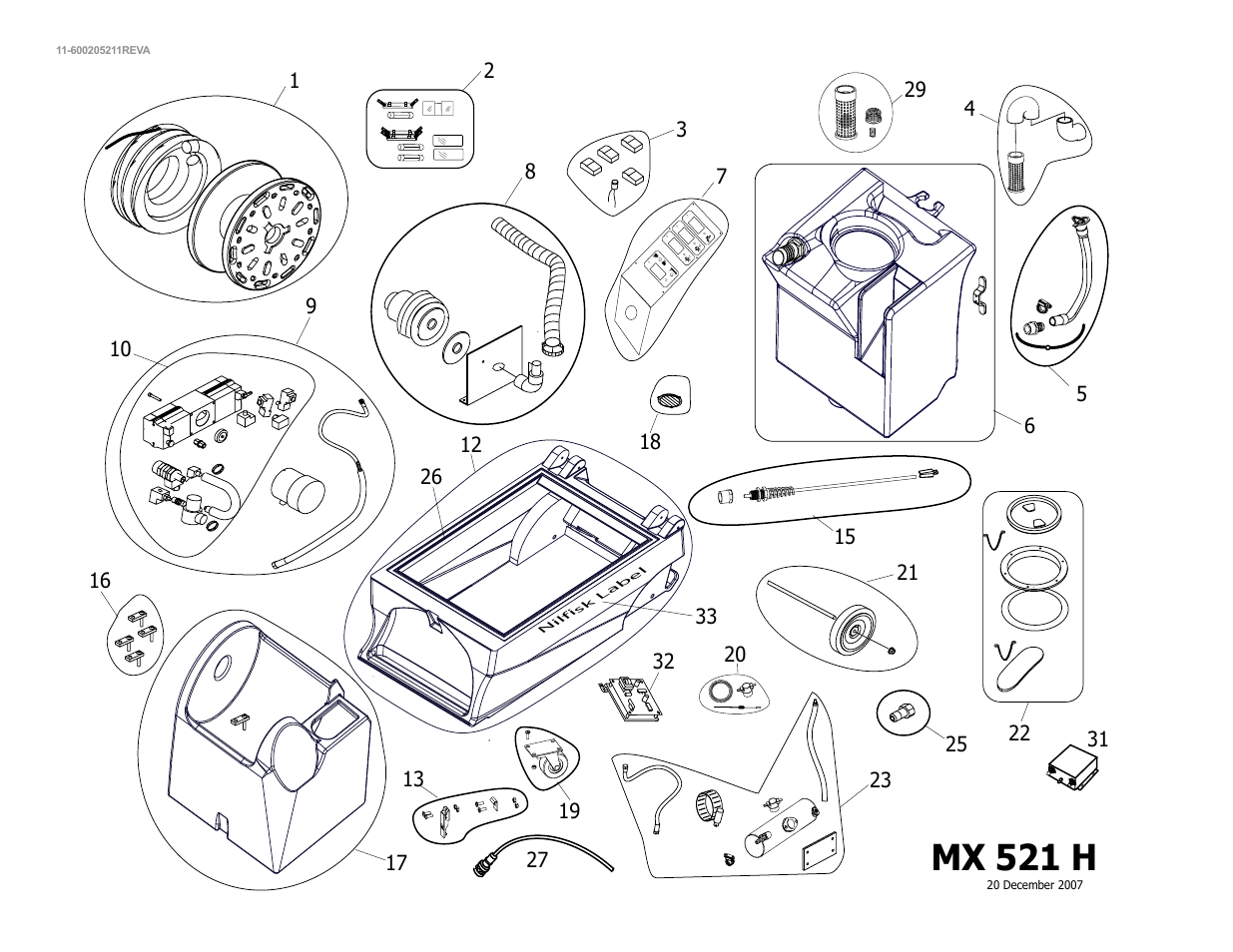 Mx 521 h | Nilfisk-ALTO MX 521 H User Manual | Page 66 / 80