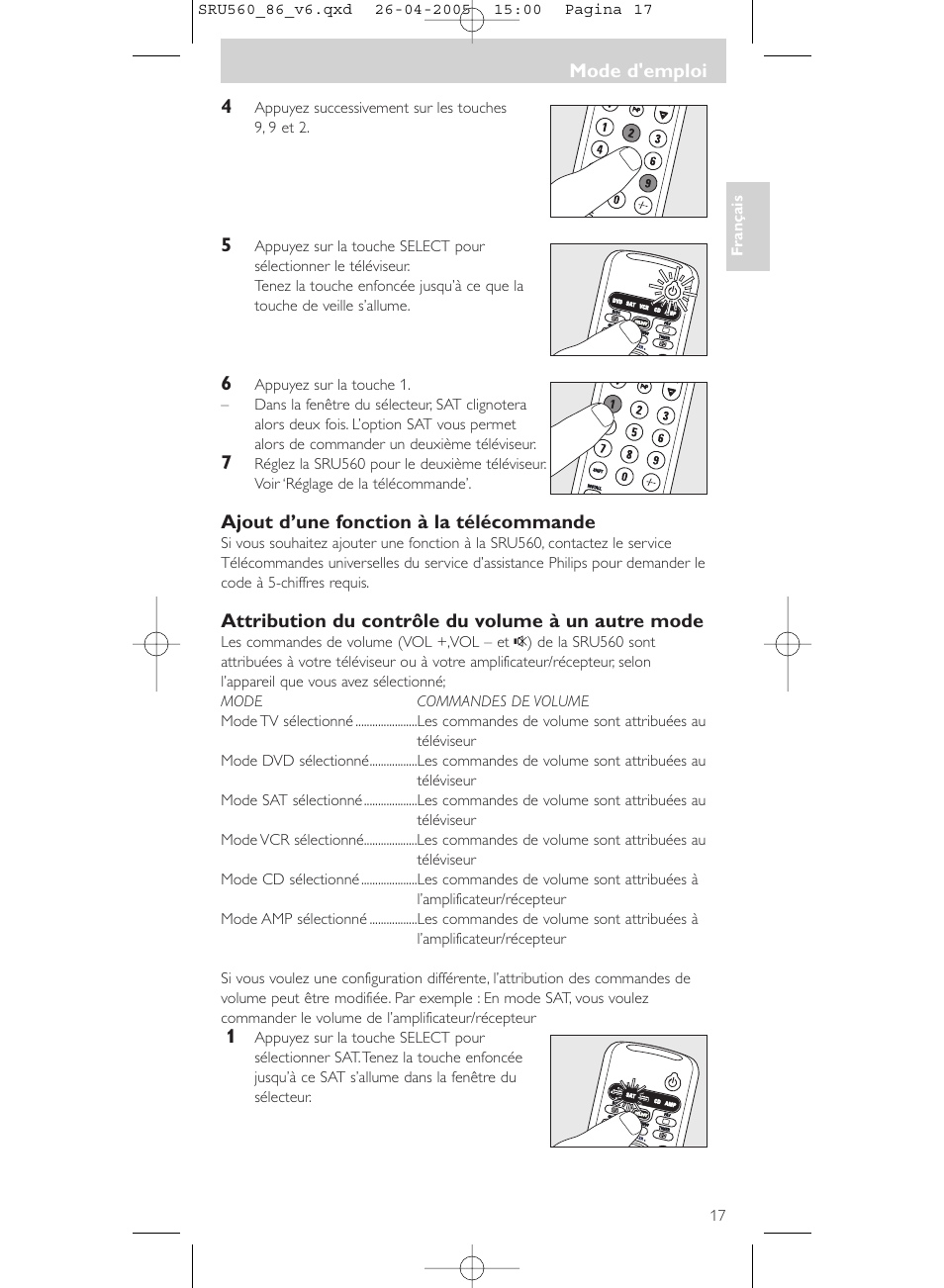 Philips Universal-Fernbedienung User Manual | Page 17 / 84