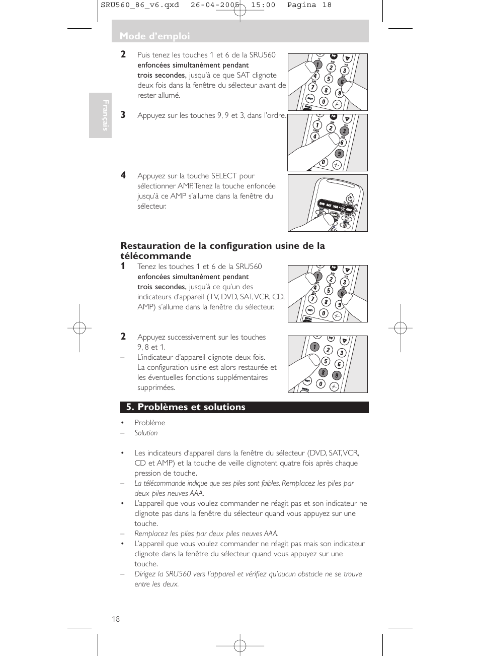 Philips Universal-Fernbedienung User Manual | Page 18 / 84