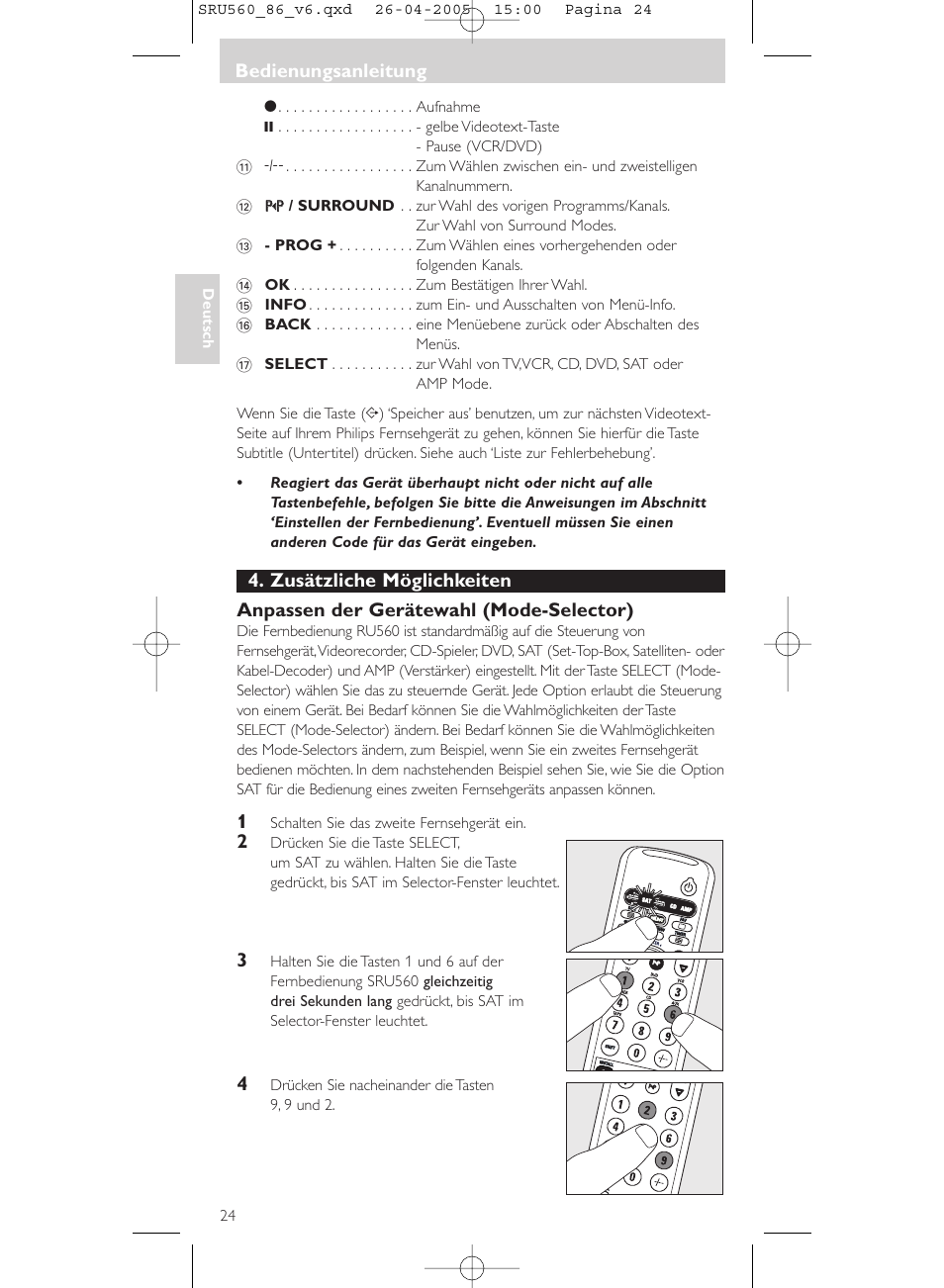 Philips Universal-Fernbedienung User Manual | Page 24 / 84