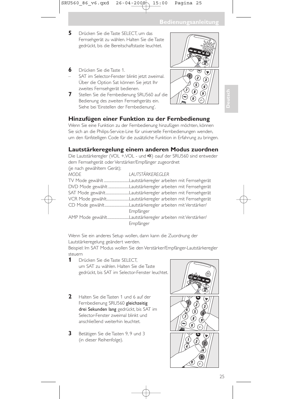 Philips Universal-Fernbedienung User Manual | Page 25 / 84