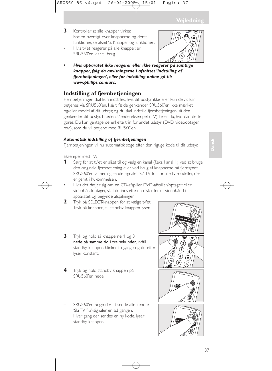 Philips Universal-Fernbedienung User Manual | Page 37 / 84