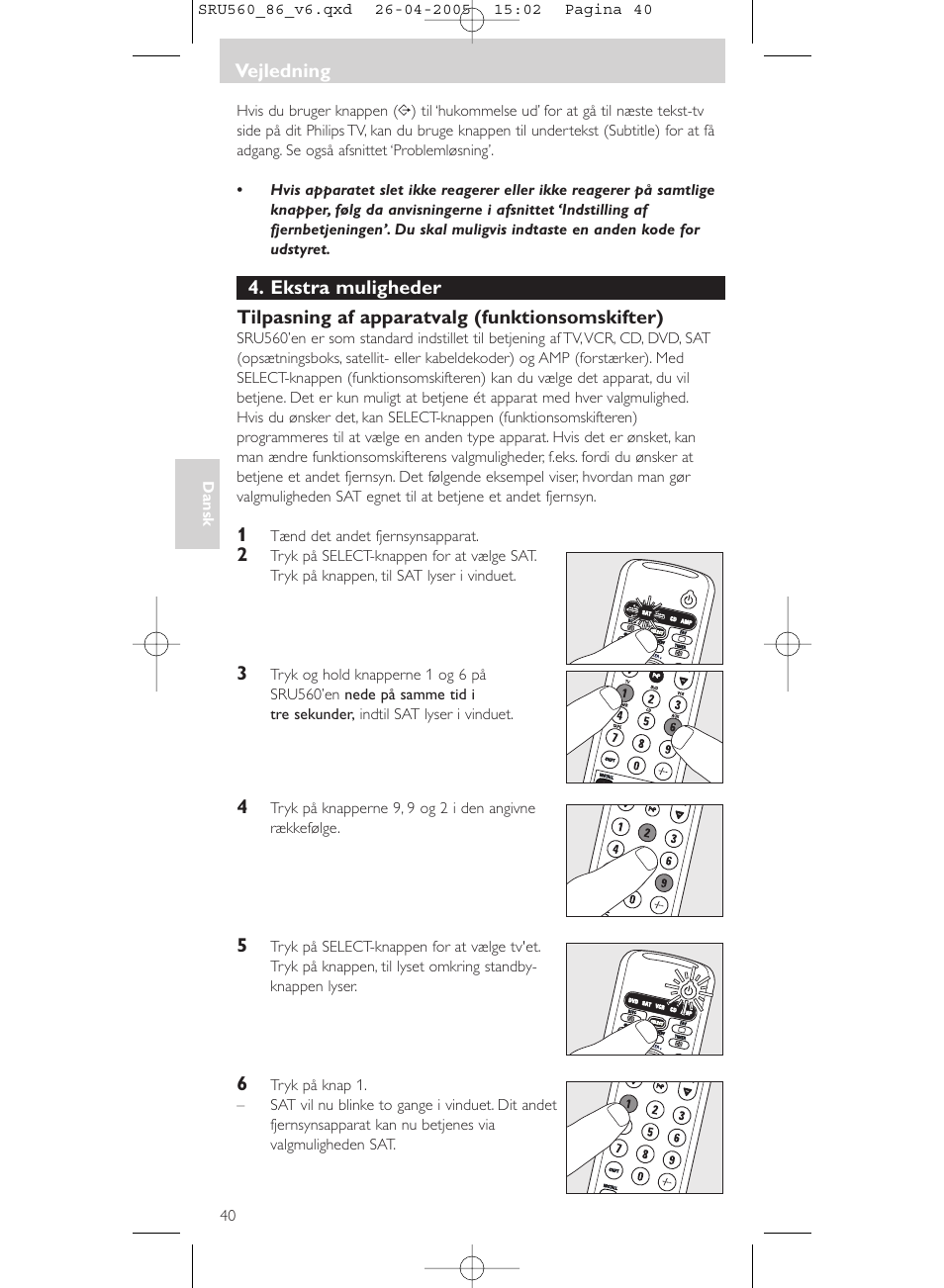 Philips Universal-Fernbedienung User Manual | Page 40 / 84