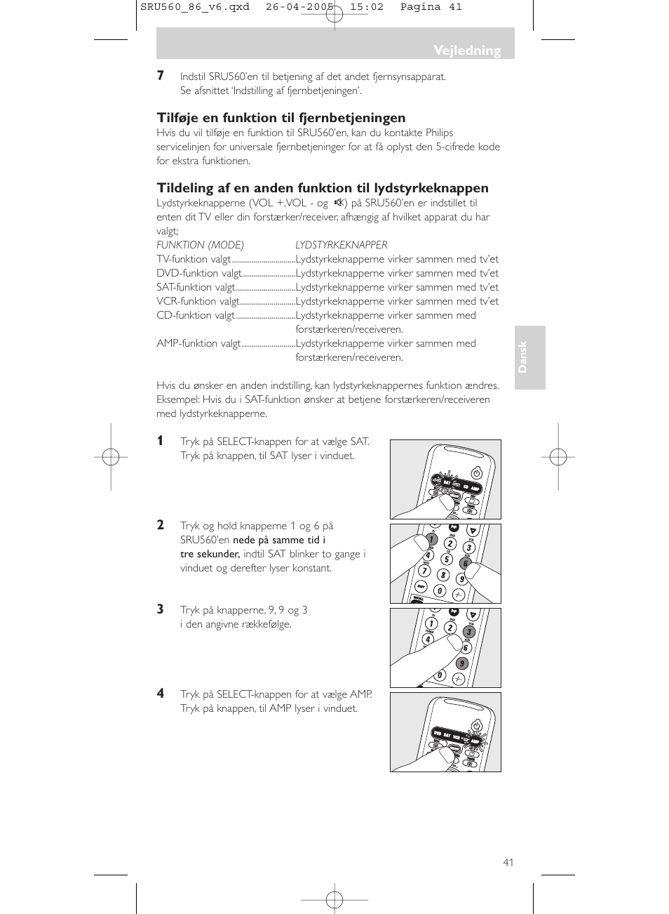 Philips Universal-Fernbedienung User Manual | Page 41 / 84