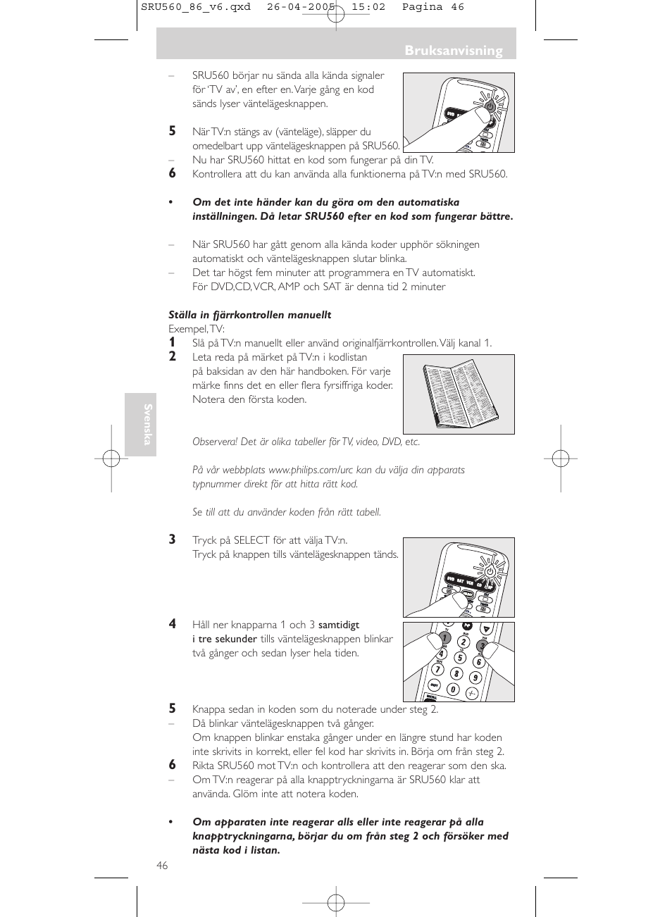 Philips Universal-Fernbedienung User Manual | Page 46 / 84