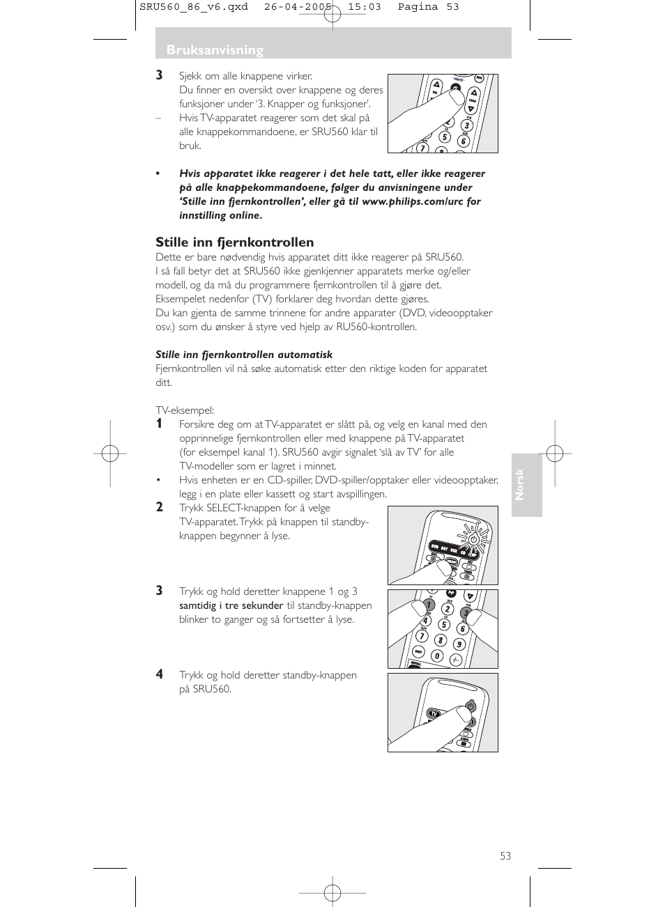 Philips Universal-Fernbedienung User Manual | Page 53 / 84