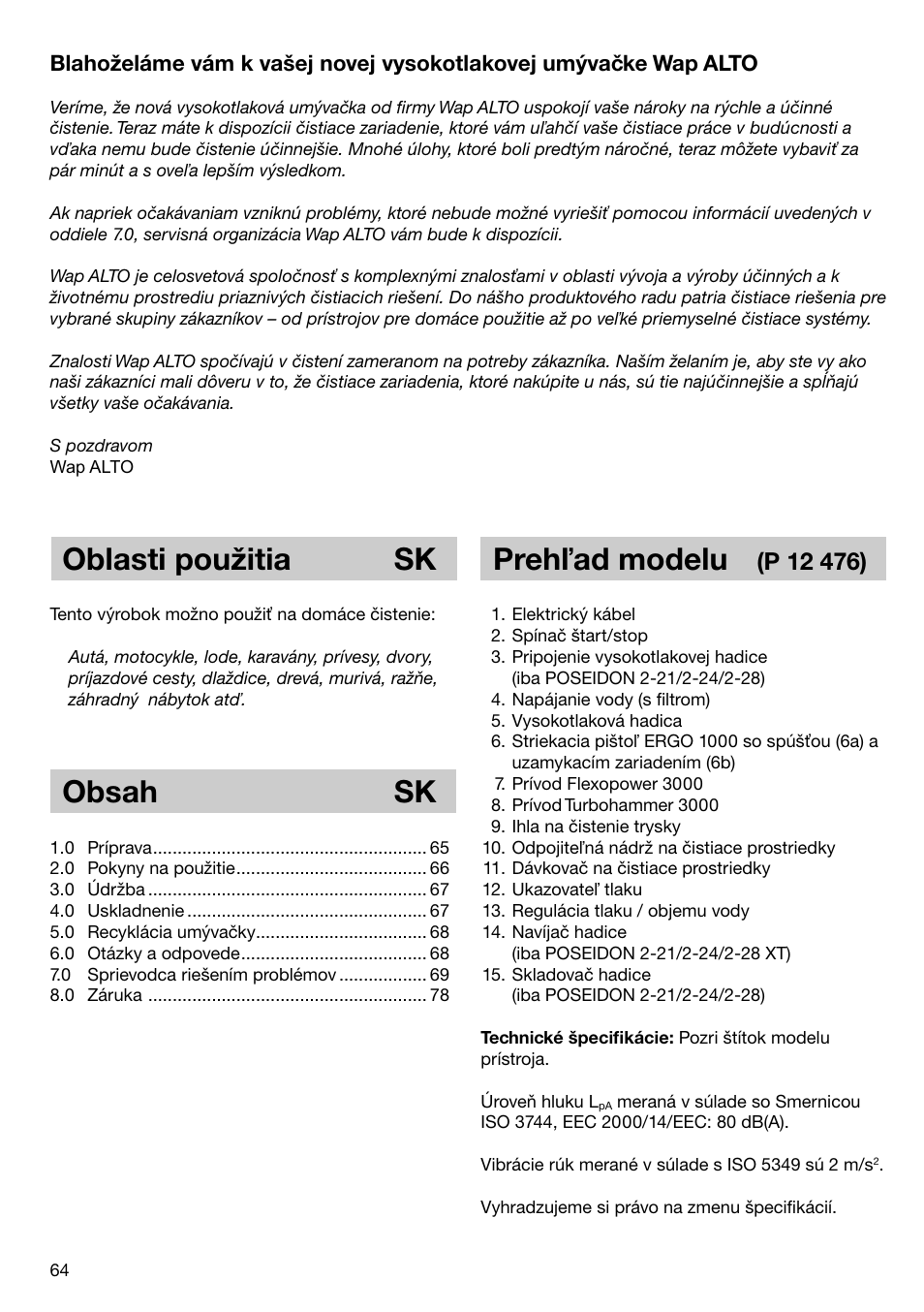 Nilfisk-ALTO POSEIDON 2-21 User Manual | Page 3 / 14